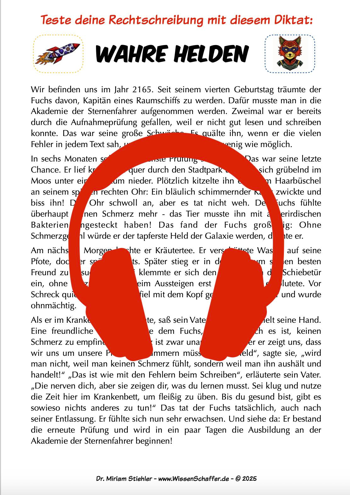 Fehlerhelden Rechtschreib-Test 2.-9. Klasse