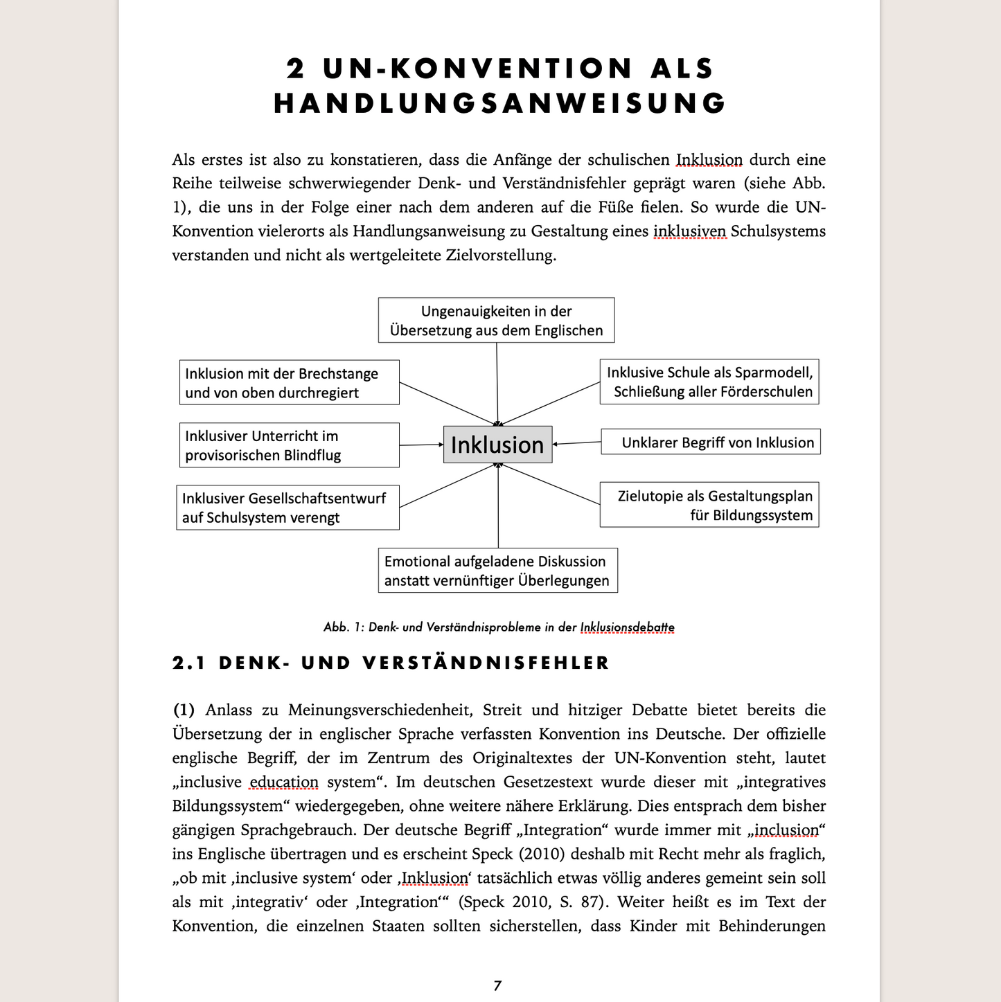 Das Märchen von der inklusiven Diagnostik