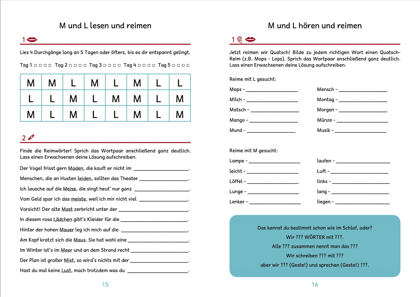 Erstes Lesen mit dem OLM von der ALM