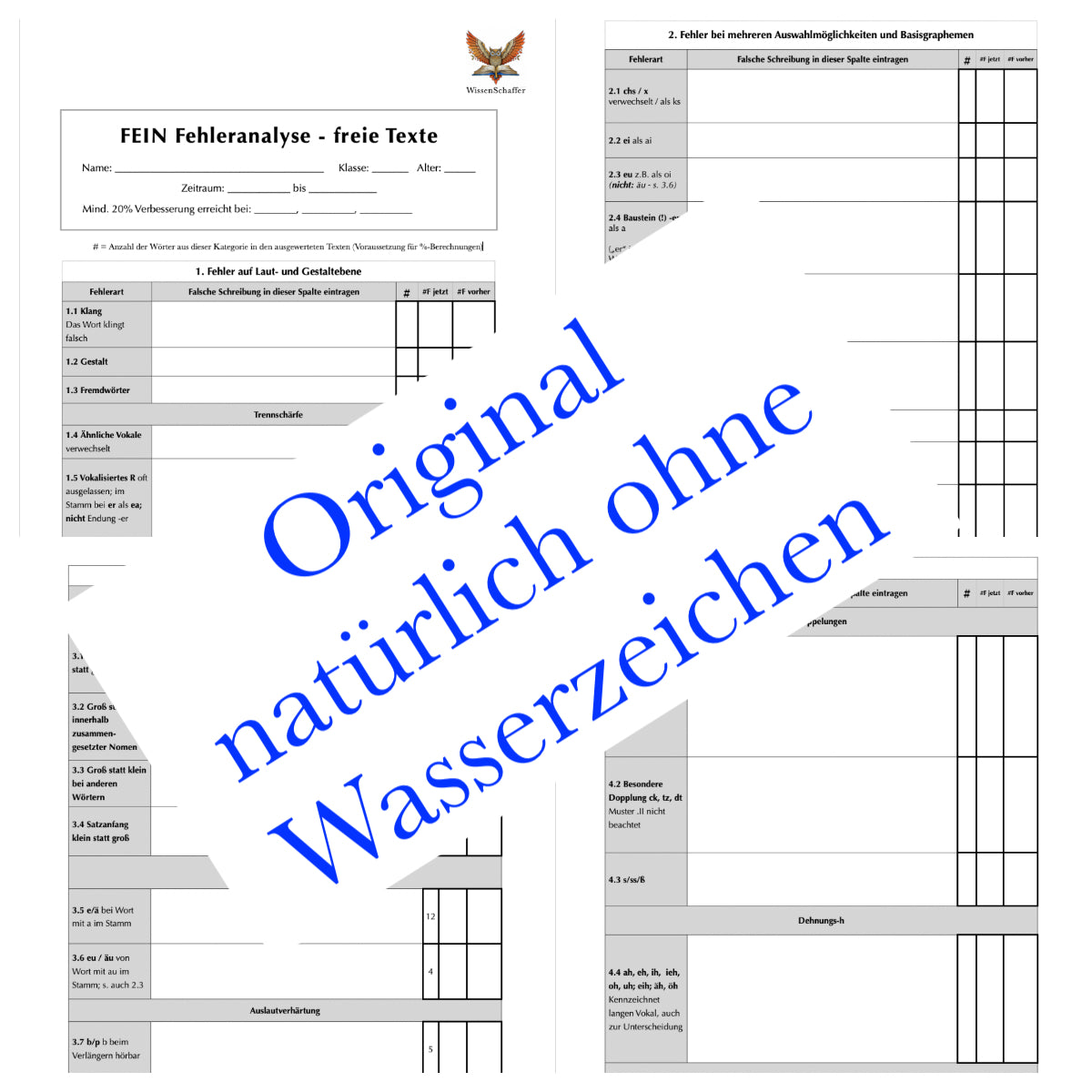 Profiset Rechtschreib-Analyse für Lerntherapeuten