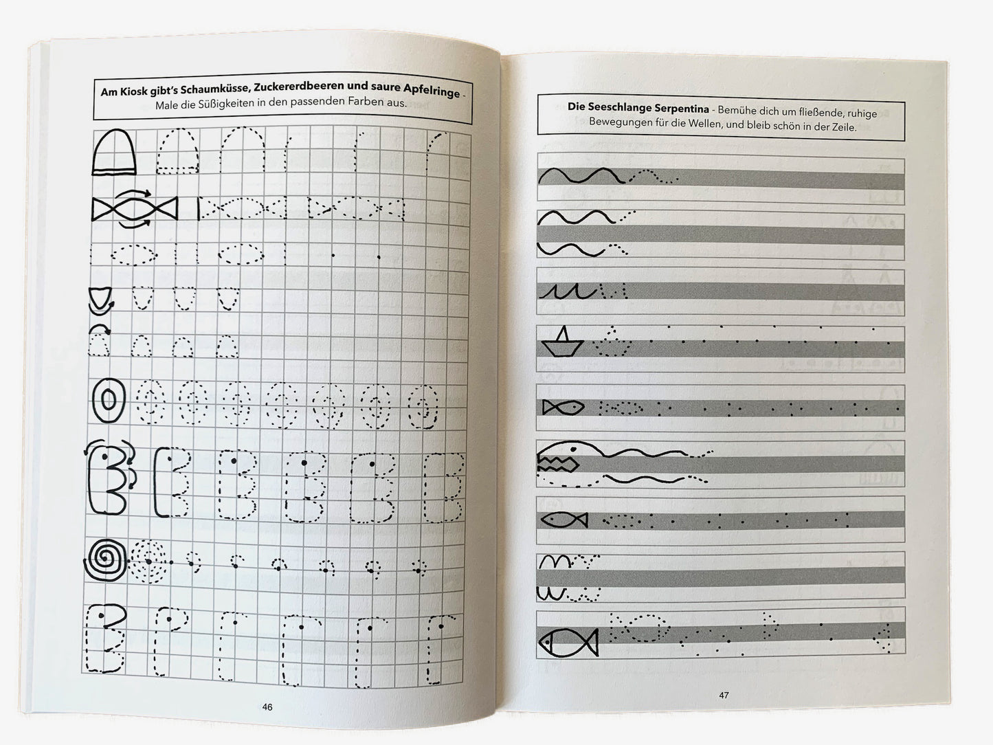 Das buchstabenfreie Schreiblernheft: Mit spitzem Stift zu schöner Schrift