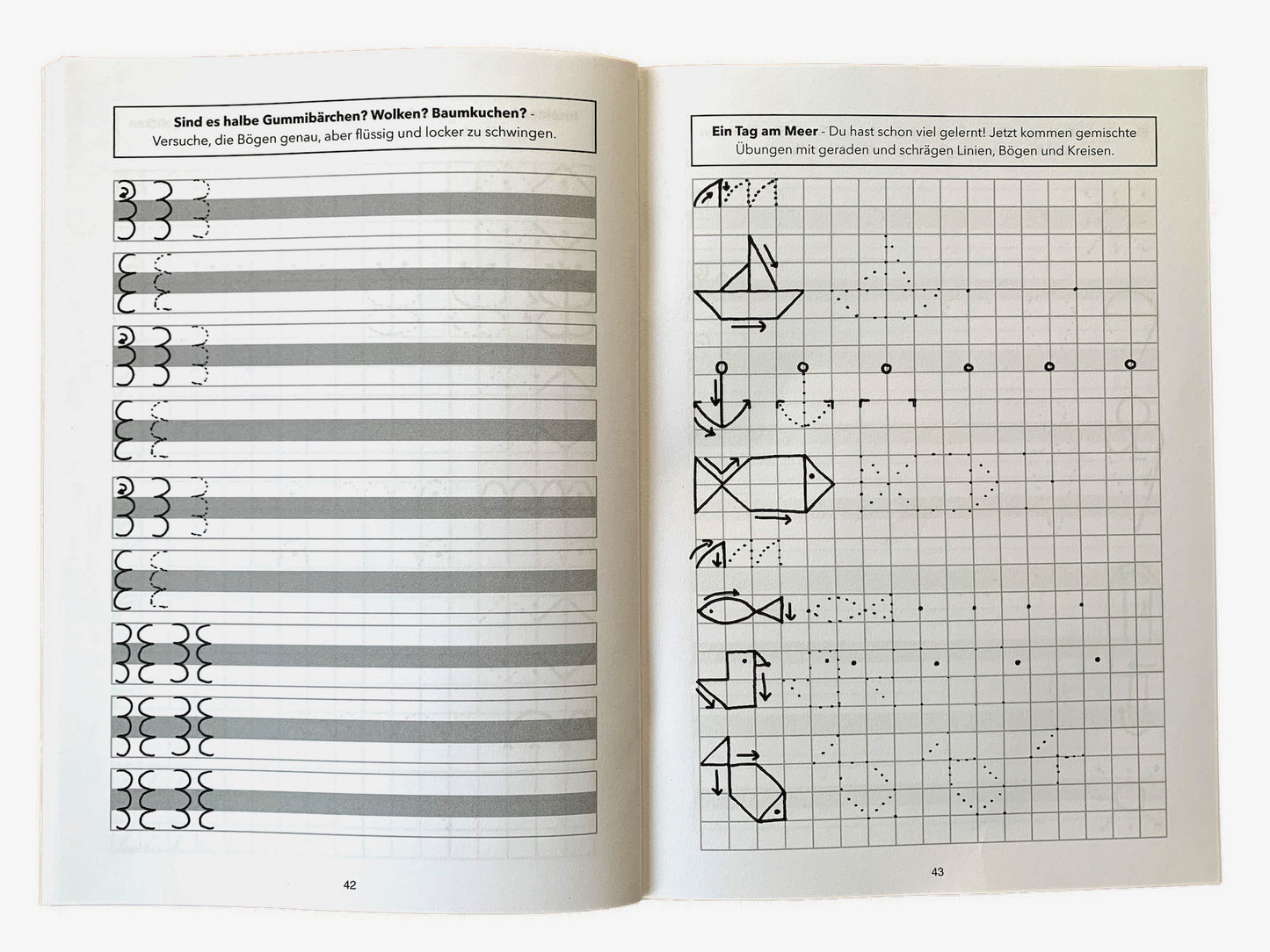 Das buchstabenfreie Schreiblernheft: Mit spitzem Stift zu schöner Schrift