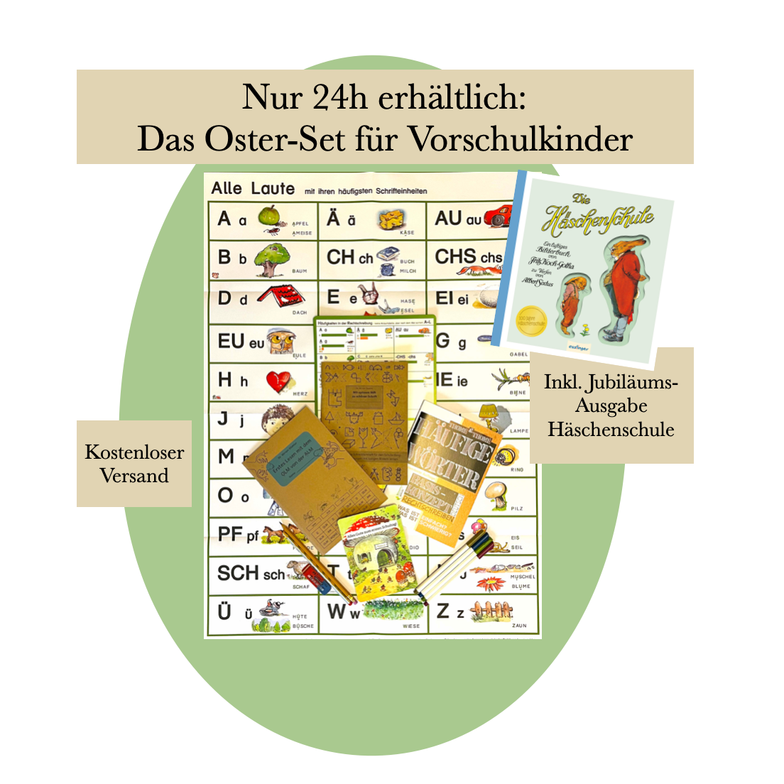 OSTER-EXTRA: Das Vorschul-Set mit Häschenschule