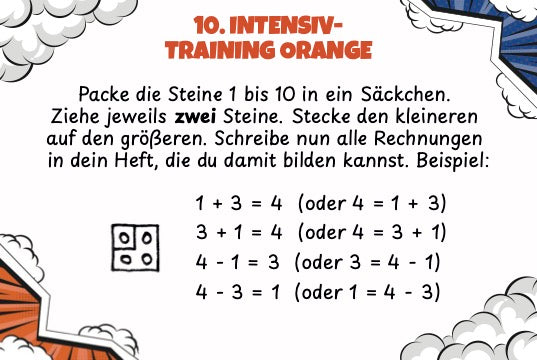 EinsPlusEins Kartei - 80 Karten + 20 exklusive Rechensteine