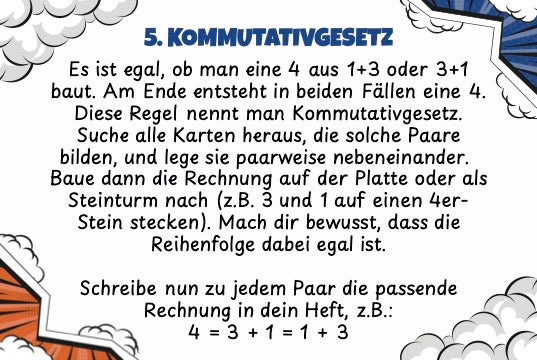 EinsPlusEins Kartei - 80 Karten + 20 exklusive Rechensteine