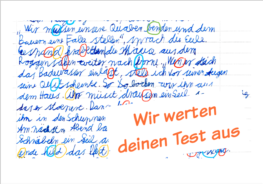 Rechtschreib-Analyse für Schüler 2.-9. Klasse