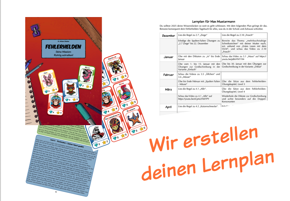 Rechtschreib-Analyse für Schüler 2.-9. Klasse