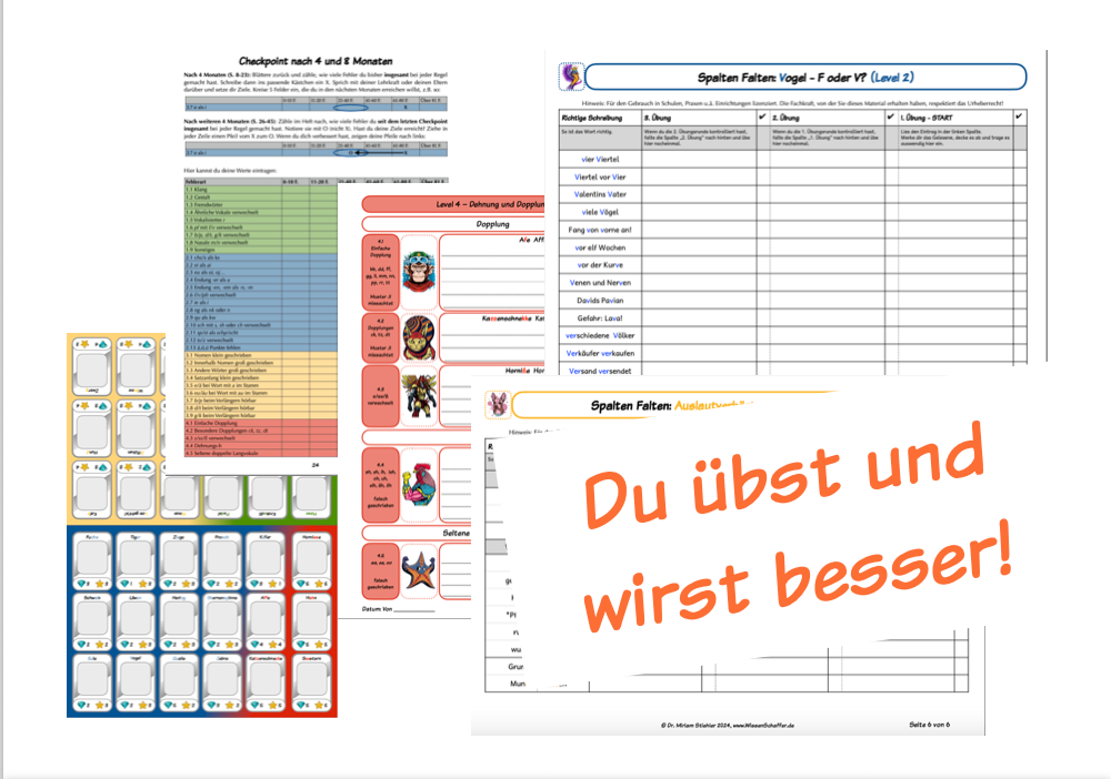 Rechtschreib-Analyse für Schüler 2.-9. Klasse