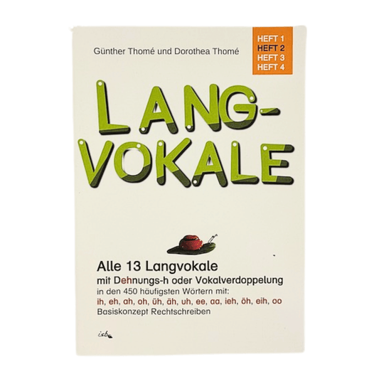 Übungsheft Langvokale mit Dehnungs-h oder Verdopplung (Level 4, Regel 4.4 und 4.5)