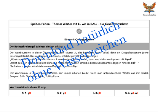 LL wie in BALL - SpaltenFalten Download